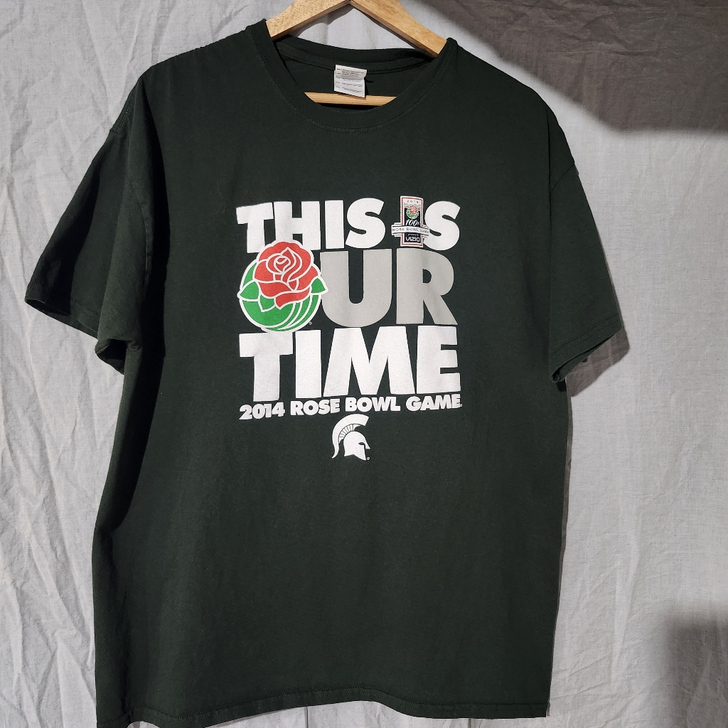 Msu Rose Bowl 2014 Game T-Shirt Size Xl